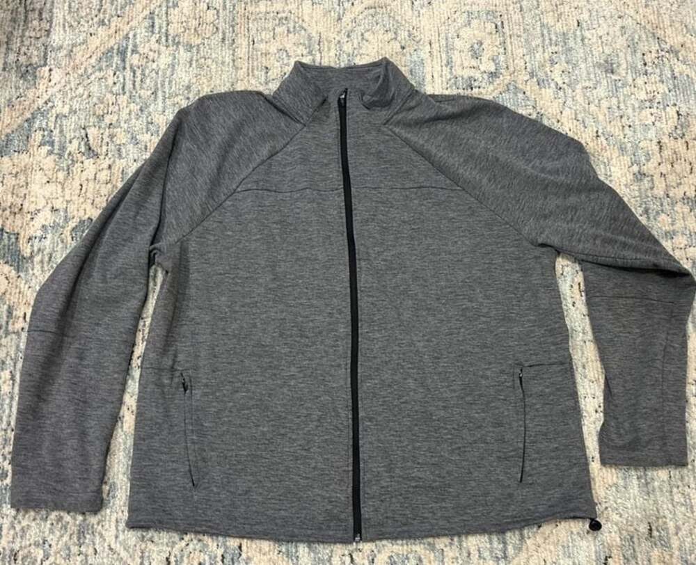 Tek Gear Men's Gray Full-Zip Jacket XL